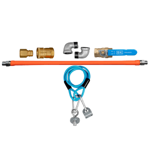 079-75772436 36" Gas Connector Kit w/ 3/4" w/ Male/Male Couplings