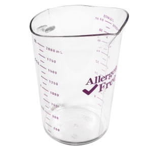 144-200MCCW441 Measuring Cup w/ 2 qt Capacity, Allergen-Free, Polycarbonate, Clear