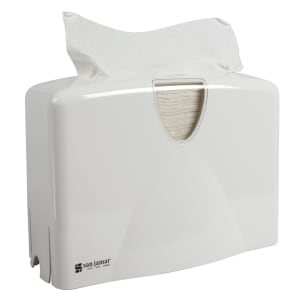 094-T1740WH Countertop Paper Towel Dispenser w/ (1) Stack Capacity - Plastic, White