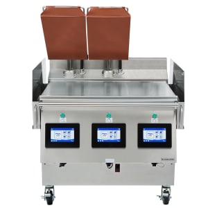451-XPE362L 39 21/32" Electric Clamshell Griddle w/ Thermostatic Controls - 3/4" Steel Plate, 200240v/3ph
