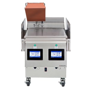 451-XPE241L2002403 27 21/32" Electric Clamshell Griddle w/ Thermostatic Controls - 3/4" Steel Plate, 200240v/3ph