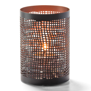461-6305 Chantilly™ Votive Lamp for HD8, HD10, & HD12 - 2 3/8"D x 3 3/8"H, Black & Copper