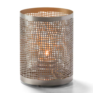 461-6417 Chantilly™ Votive Lamp for HD12, HD17, & HD26 - 3 1/8"D x 4"H, Pewter & Copper