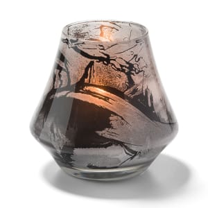 461-6955MB Chime™ Votive Lamp for HD8 & HD15 - 2 3/4"d x 3 1/2"H, Black & White Marble