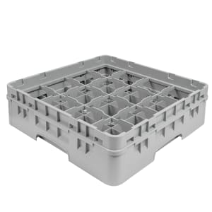 144-16C414151 Camrack® Cup Rack w/ (16) Compartments - (1) Gray Extender, Soft Gray
