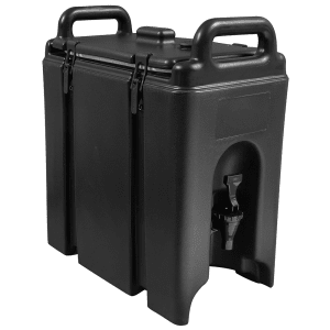 144-250LCD110 2 1/2 Camtainer® Insulated Beverage Dispenser, Black