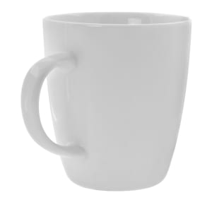 861-BISTRO28 9 oz Bistro Stout Mug - Porcelain, Bright White