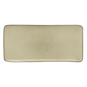 861-FRZ13RECBG 13" x 6" Rectangular Firenza Platter - Porcelain, Beige