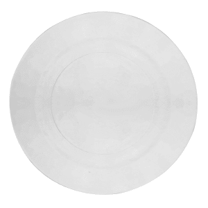861-HAG4 8 1/4" Round Hammered Glass Salad/Dessert Plate - Glass, Clear