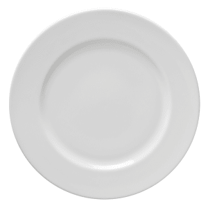 861-RB0004 7 3/4" Round Salad/Dessert Plate - Porcelain, Classic White