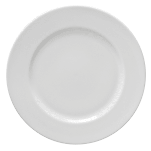 861-RB0008 8" Round Salad/Dessert Plate - Porcelain, Classic White