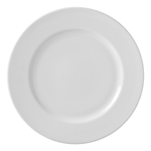 861-RB0024 12 1/4" Round Charger Plate - Porcelain, Classic White