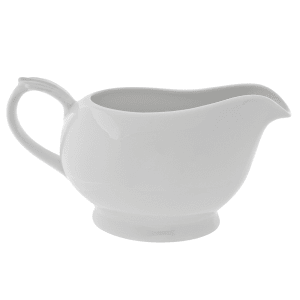 861-RB0025 16 oz Gravy Boat - Porcelain, Classic White