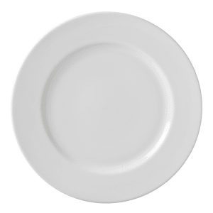 861-RB0040 11" Round Dinner Plate - Porcelain, Classic White