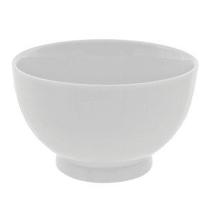 861-RB0255 18 oz Rice Bowl - Porcelain, Classic White