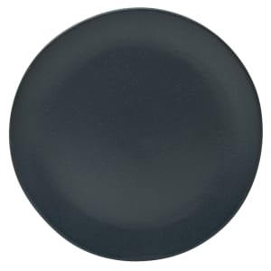 861-RPPLEBLKBB 6 1/4" Round Matte Wave Bread & Butter Plate - Ceramic, Black