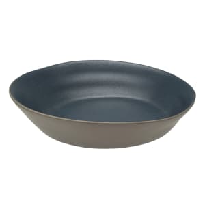 861-RPPLEBLKSOUP 10 oz Round Matte Wave Soup Bowl - Ceramic, Black