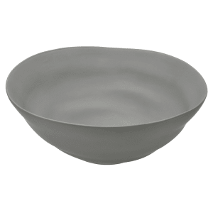 861-RPPLEGREYSRVBWL 80 oz Round Matte Wave Serving Bowl - Ceramic, Gray