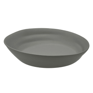 861-RPPLEGREYSOUP 10 oz Round Matte Wave Soup Bowl - Ceramic, Gray