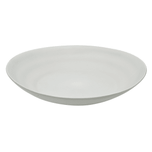 861-RPPLEWHTPSTA 9 3/4" Round Matte Wave Pasta Plate - Ceramic, White