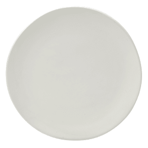861-RPPLEWHTSLD 8" Round Matte Wave Salad/Dessert Plate - Ceramic, White