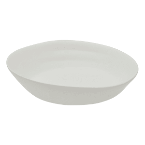 861-RPPLEWHTSOUP 10 oz Round Matte Wave Soup Bowl - Ceramic, White