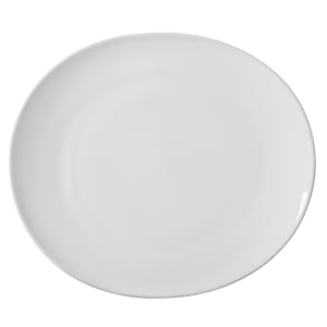 861-RVL0040 Oval Dinner Plate - 10 7/8" x 9 1/2", Porcelain, Royal White