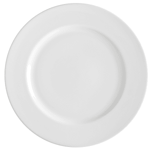861-RW0001 10 3/4" Round Dinner Plate - Porcelain, Royal White