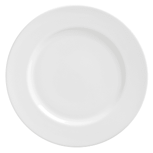 861-RW0002 9 1/8" Round Luncheon Plate - Porcelain, Royal White