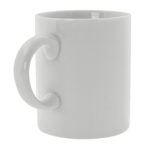 861-RW0028 8 oz Royal White Coffee Mug, Porcelain
