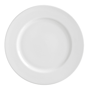 861-RW0040 11" Round Dinner Plate - Porcelain, Royal White