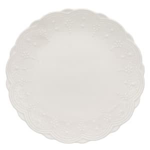 861-VTNA0004 8 1/16" Round Valentina Side Plate - Bone China, White