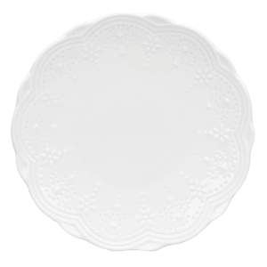 861-VTNA0005 6 1/8" Round Valentina Bread & Butter Plate - Bone China, White