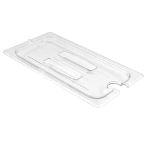 144-30CWCHN135 1/3 Size Food Pan Cover w/ Handle, Polycarbonate, Clear