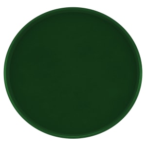 144-1550119 16" Round Serving Camtray - Low-Profile, Fiberglass, Sherwood Green