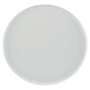 144-1550148 16" Round Serving Camtray - Low-Profile, Fiberglass, White