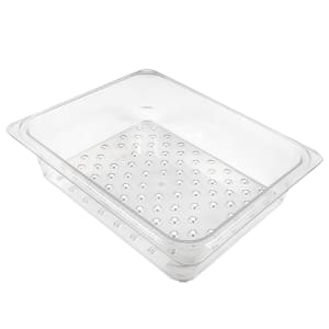144-23CLRCW135 Camwear Colander - Half Size, 3"D, Clear