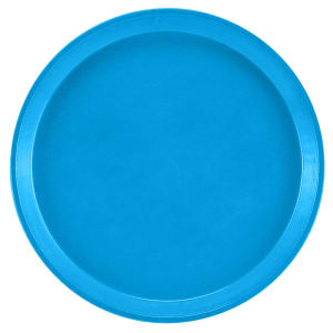 144-1000105 10" Round Serving Camtray - Fiberglass, Horizon Blue