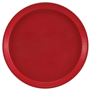 144-900521 9" Round Serving Camtray - Fiberglass, Cambro Red