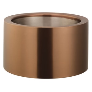 482-PT2BSRG 1 1/2 gal Double Wall Cooling Tub - 11"D x 6"H, Rose Gold