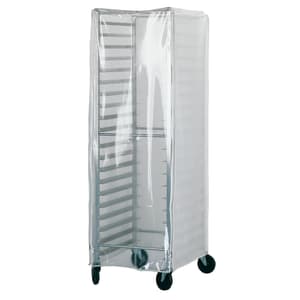 009-PRC12X Enclosed Rack Cover w/ Clear Front, Heavy Duty Plastic