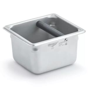 002-E06064KB Knock Box, 1 7/8 qt., Stainless
