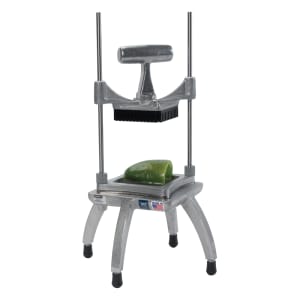 128-N565001 Chopper II w/ 4 1/4" Cutting Area,  1/4" Square Cut & Weighted Handle, Stainless