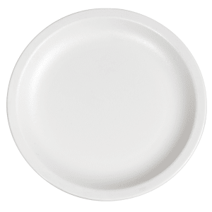 144-55CWNR148 5 1/2" Round Plastic Plate, White