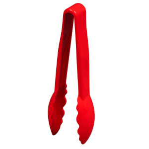 144-6TGS404 6"L Plastic Utility Tongs, Red
