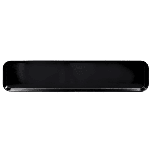 144-630MT110 Rectangular Display Market Pan - 6 7/16" x 30" x 3/4", Black
