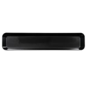 144-8302MT110 Rectangular Market Display Pan - 8 7/16" x 30" x 2", Black