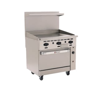 290-C36S36GTLP 36" Gas Range w/ Full Griddle & Standard Oven, Liquid Propane