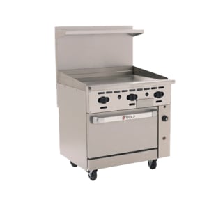 290-C36S36GTNG 36" Gas Range w/ Full Griddle & Standard Oven, Natural Gas