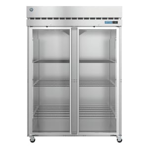 440-F2AFG 55" Steelheart Series Two Section Reach In Freezer, (2) Left/Right Hinge Glass Doors, 115v